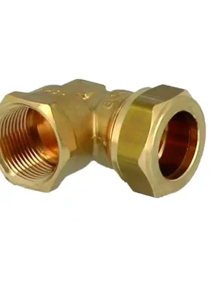 Actieprijs Mosazné svěrné koleno - vnitřní závit 1/2" x 18 mm